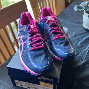 Asics Gel Kayano 22 Women’s Running Shoes Size 10 IndigoBlue/PinkGlow/Pistachio